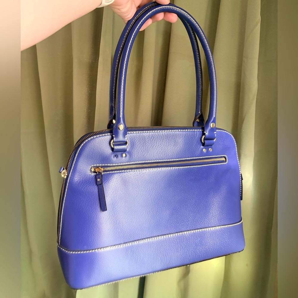 Kate Spade Royal Blue Satchel tote - Picture 2 of 4